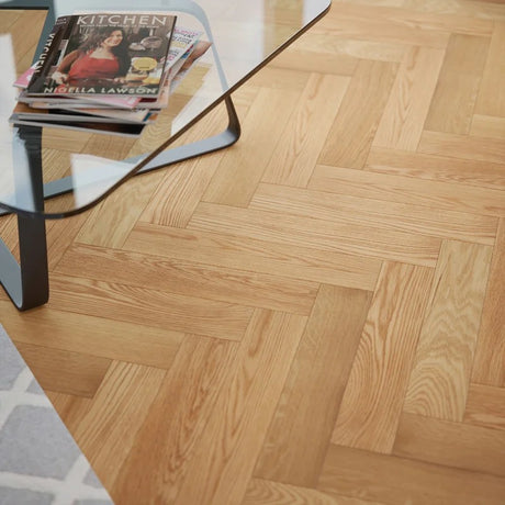 Herringbone Mountain Rustic Oak Engineered Flooring 90mm | 1460