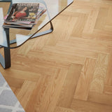 Herringbone Mountain Rustic Oak Engineered Flooring 90mm | 1460