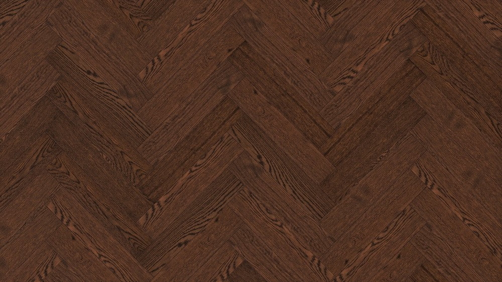Herringbone Mountain Deep Smoked Oak Engineered Flooring 90mm | 1468
