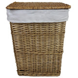 JVL Lined Willow Laundry Basket | 15-209