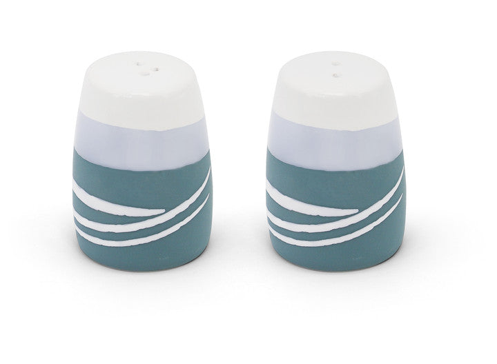 Paul Maloney Pottery Teal Salt & Pepper | 157644