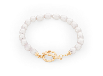 Tipperary Crystal Natural Pearl Bracelet - Gold | 164871