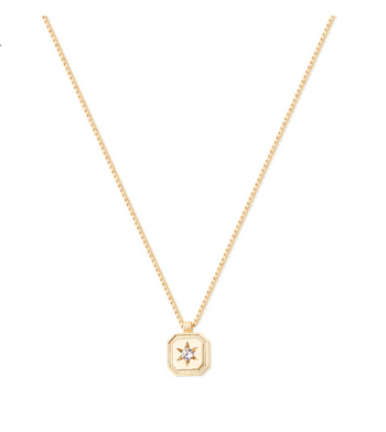 Tipperary Crystal Compass Star Pendant - Gold | 165250