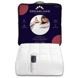 Dreamland Snowed In Organic Cotton Warming Mattress Protector - Single with Single Controller | 16886
