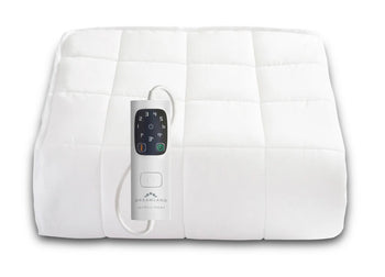 Dreamland Snowed In Organic Cotton Warming Mattress Protector - Single with Single Controller | 16886