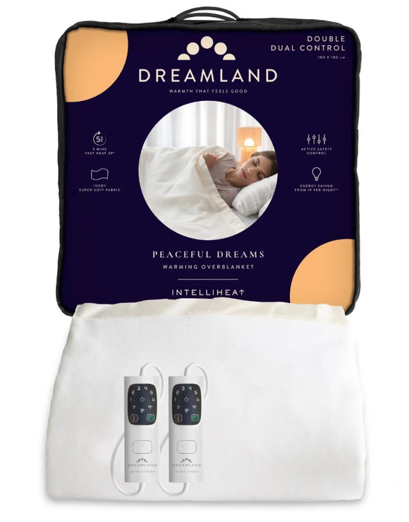 Dreamland Peaceful Dreams Double Dual Control Overblanket | 16925