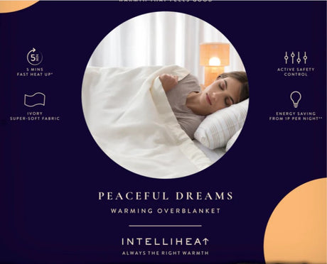 Dreamland Peaceful Dreams King Size Dual Control Overblanket | 16926