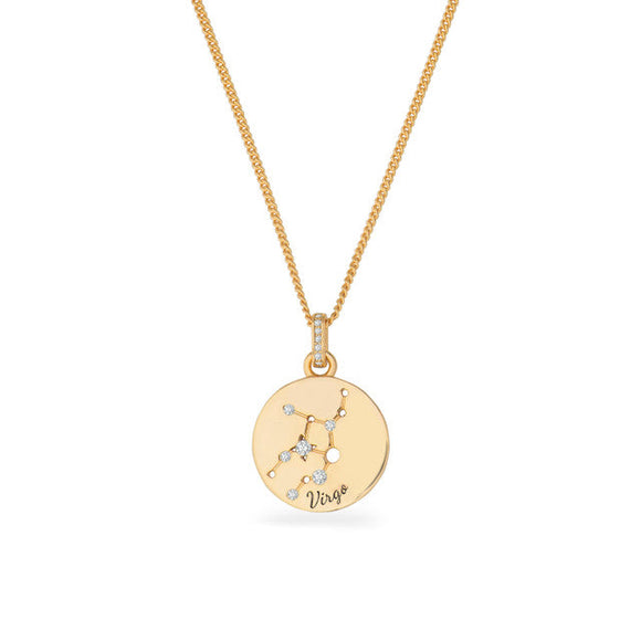 Zodiac Gold Pendant – Virgo | 169630