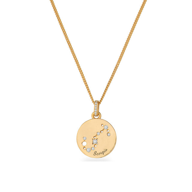 Zodiac Gold Pendant – Scorpio | 169654