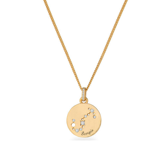 Zodiac Gold Pendant – Scorpio | 169654