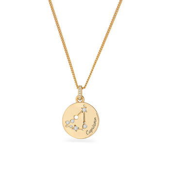 Zodiac Gold Pendant – Capricorn | 169678