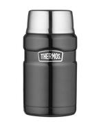 Thermos 'King' 710ml Food Flask - Gun Metal | 170033