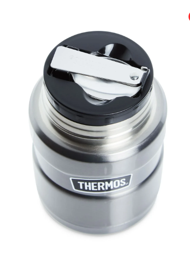 Thermos 'King' 710ml Food Flask - Gun Metal | 170033