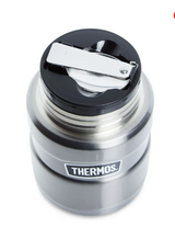 Thermos 'King' 710ml Food Flask - Gun Metal | 170033