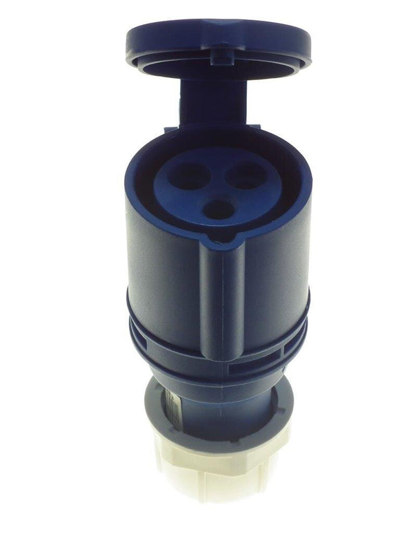Powermaster 16 Amp 220V 2 Pin + Earth Blue Coupler | 1721-04
