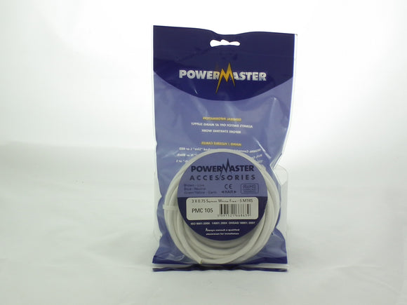 Powermaster 3 X 0.75 SQ MM 5 MTR White Flex | 1764-16