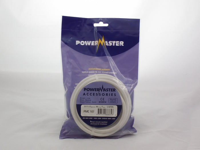 Powermaster 3 X 1.5 SQ MM 5 MTR White Flex | 1764-20