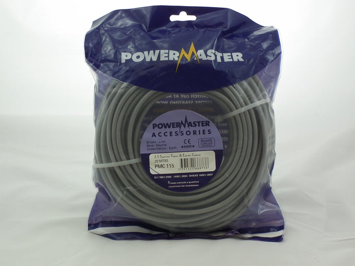 Powermaster 2.5 SQMM 20 MTR Twin & Earth Cable | 1764-40