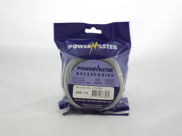 Powermaster 20 MTR White Bell Wire | 1765-02