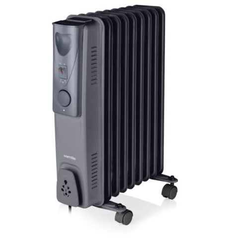 Warmlite 2KW Oil Filled Radiator - Dark Titanium | 1849-22