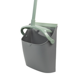 JVL Long Handle Lobby Dust Pan And Brush Set - Grey | 20-720GY