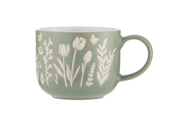 Mason Cash In The Meadow Green Tulip Mug 400ml | 2002.170