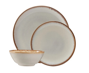 Reactive Cream 12 Piece Dinner Set | 2002.191
