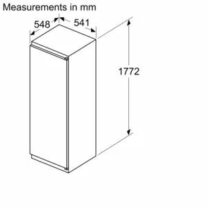 Neff N 30 Integrated Under Larder Fridge | KI1811SE0G