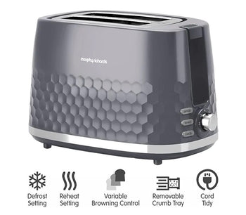 Morphy Richards Hive 2 Slice Toaster - Grey | 220033