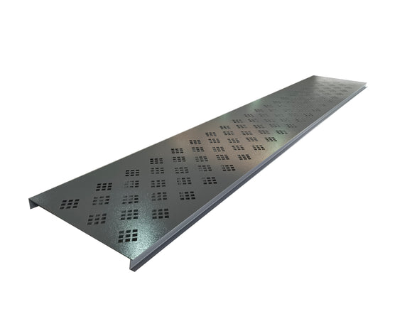 Satus Fence Diamond Holes Trellis Panel 1780x300mm - Merlin Grey | 22423115