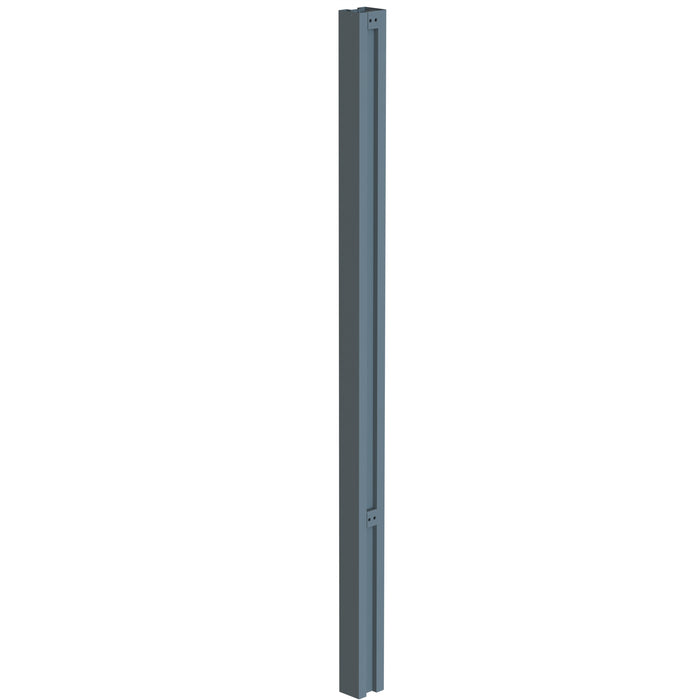 Satus Fence Standard Garden Gate Fence Post 2450mm High - Merlin Grey | 22423160
