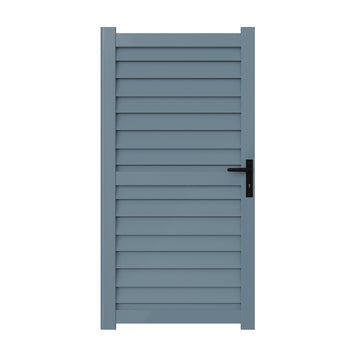 Satus Fence Standard Garden Gate 1100x1765mm Fully assembled - Merlin Grey | 22424125