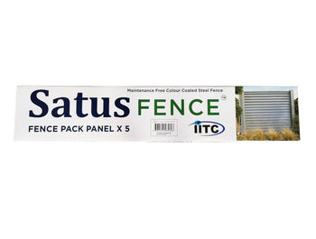 Satus Fence Standard Bullet Nose Fence Panel Pack 1800mm - Goosewing Grey | 22425110