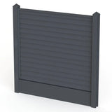Satus Fence Standard Bullet Nose Fence Panel Pack 1800mm - Anthracite Grey | 22427110