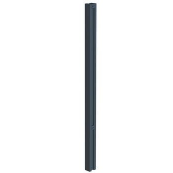 Satus Fence Standard Garden Gate Fence Post 2450mm High - Anthracite Grey | 22427160