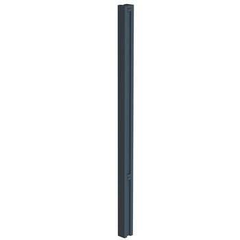 Satus Fence Standard Garden Gate Fence Post 2450mm High - Anthracite Grey | 22427160