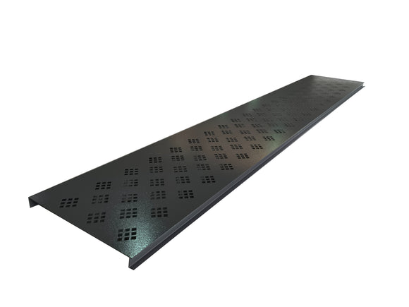 Satus Fence Diamond Holes Gate Trellis Panel 1100mm - Anthracite Grey | 22428130