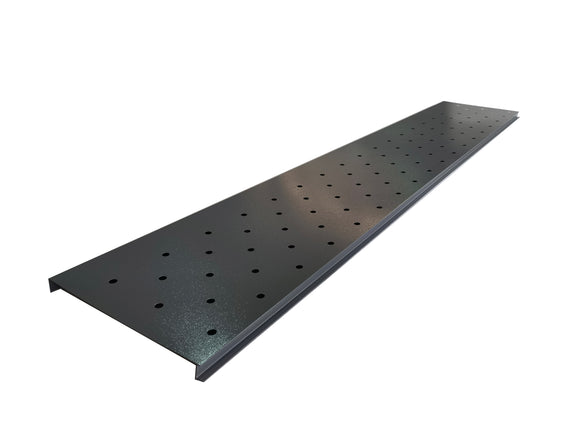 Satus Fence Round Holes Gate Trellis Panel 1100mm - Anthracite Grey | 22428140