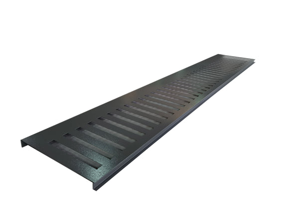 Satus Fence Vertical Lines Gate Trellis Panel 1100mm - Anthracite Grey | 22428145