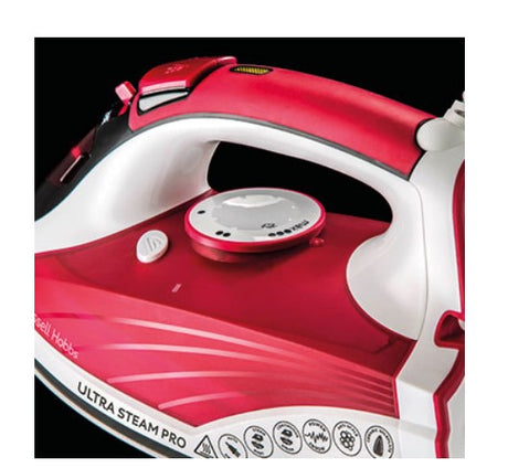 Russel Hobbs 2600w Ultra Steam Pro Iron - Red | 23990