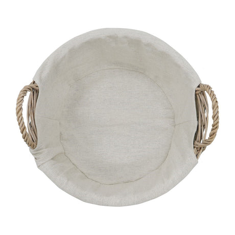 JVL Arianna Round Willow Storage Basket | 24-409