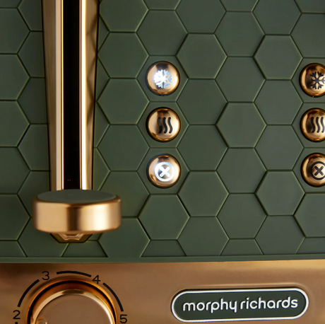 Morphy Richards Cassini 4-Slice Green Toaster - Olivine │ 243022