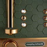Morphy Richards Cassini 4-Slice Green Toaster - Olivine │ 243022