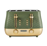 Morphy Richards Cassini 4-Slice Green Toaster - Olivine │ 243022