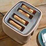 Morphy Richards Clay 4-Slice Brown Toaster - Felspar | 243100
