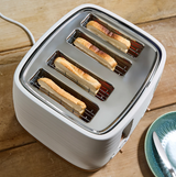 Morphy Richards Clay 4-Slice White Toaster - China Clay | 243102