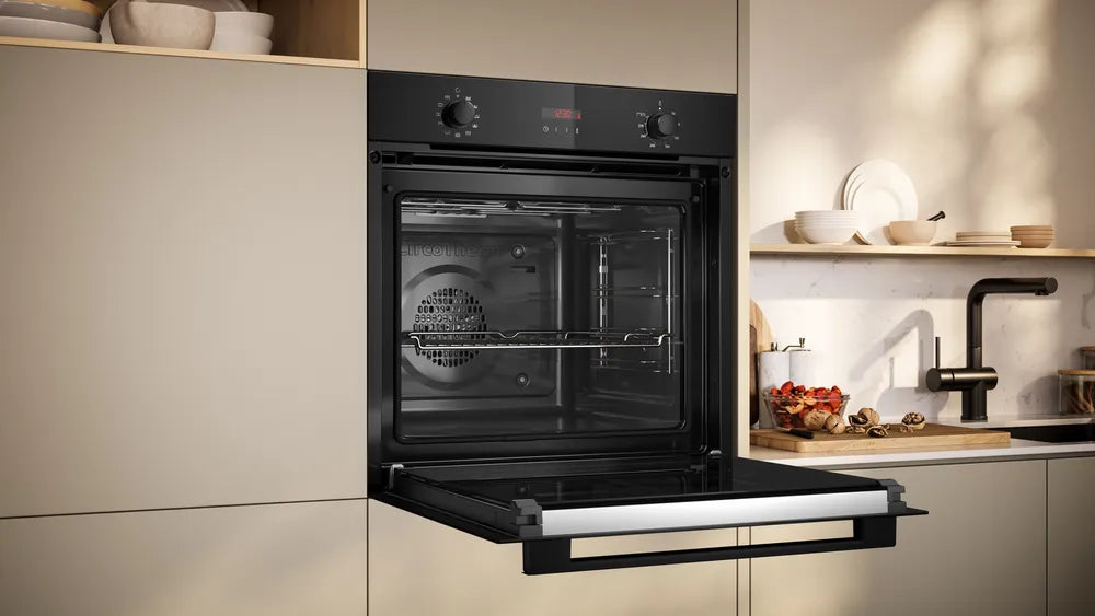 Neff N30 Built-In Pyrolytic Single Oven Black | B2DCG7AK3B