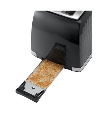 Russell Hobbs Honeycomb 2 slice Toaster - Black  │ 2606100