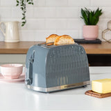 Russell Hobbs Honeycomb 2 Slice Toaster - Grey │ 26063