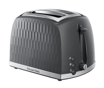 Russell Hobbs Honeycomb 2 Slice Toaster - Grey │ 26063